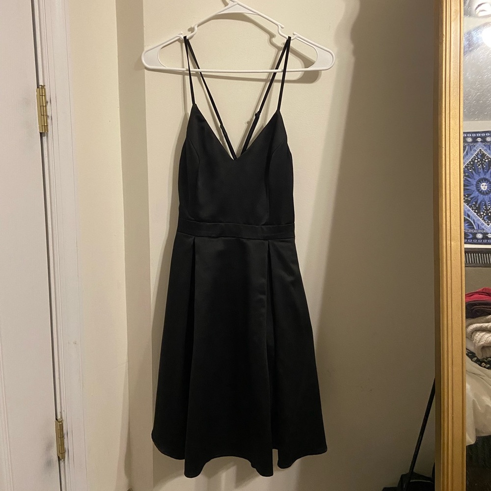 silk black homecoming dress!